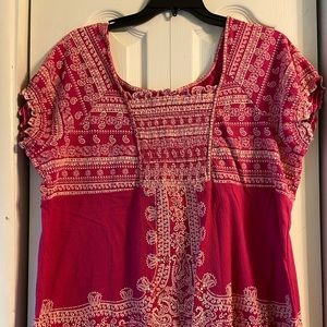 Cato plus size 3x pink blouse/tunic